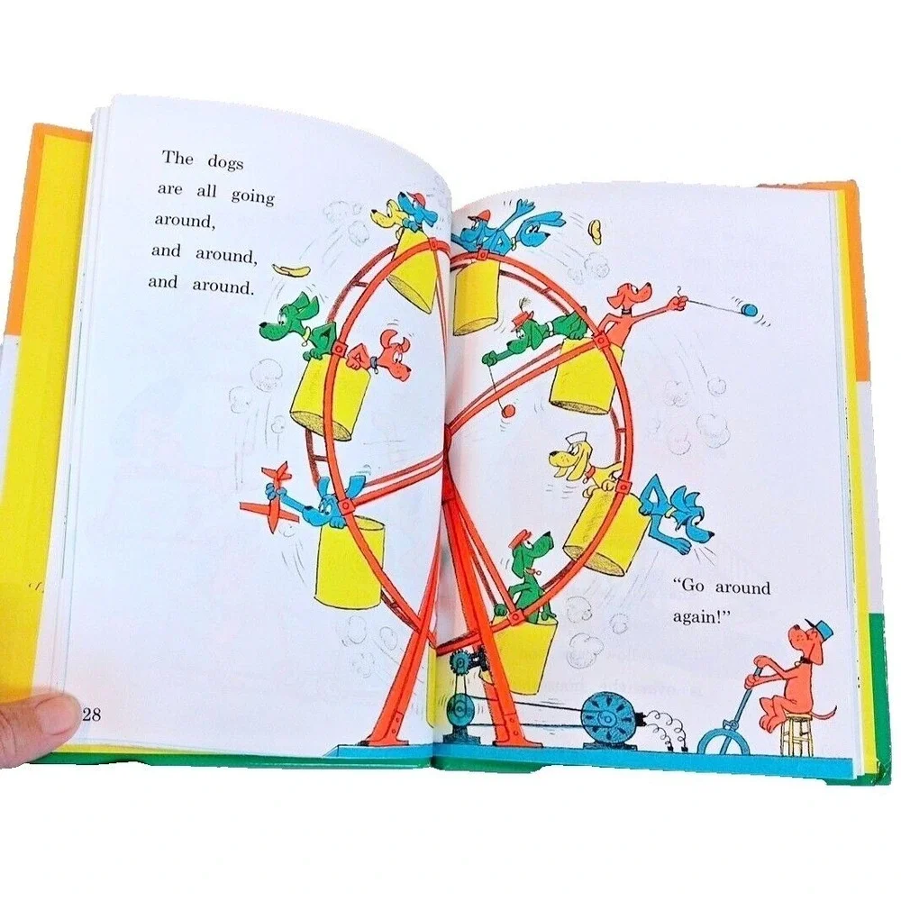 Dr‎ Seuss Beginner Books Lot of 4 Cat in the Hat Go Dog Go Ten Apples Up On Top